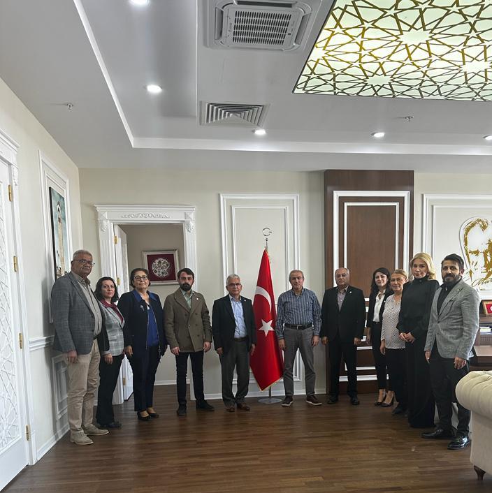 İyi Parti  Adana İl Başkanı Birol Büyüköztürk ve yönetim kurulu üyeleri Kaymakamımızı Ziyaret Etti